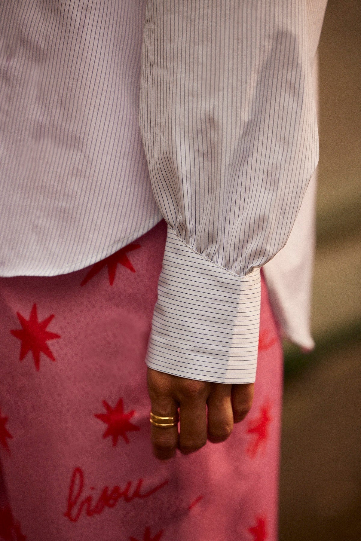 Pantalon Citronnelle imprimé bisous