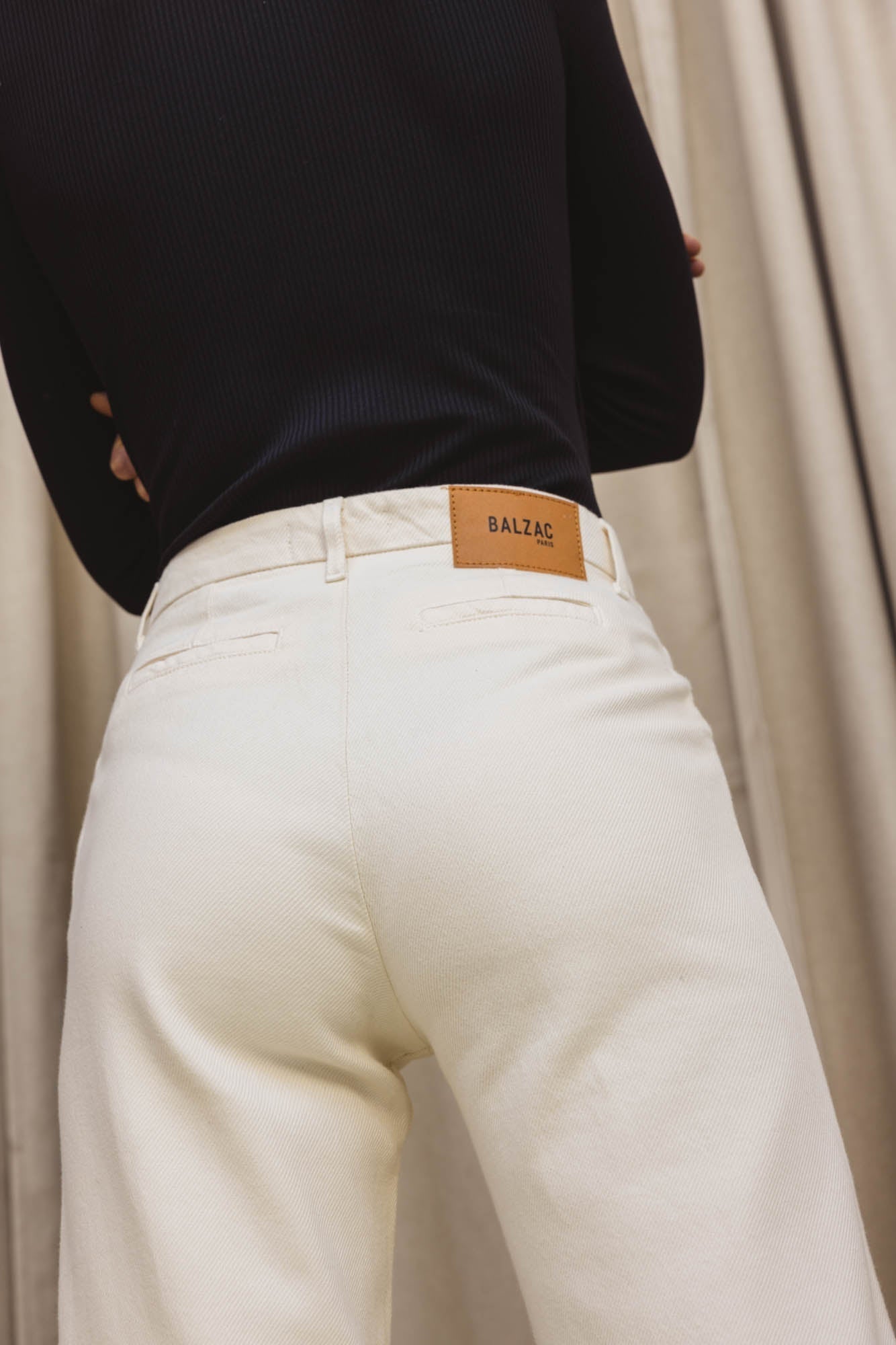 Pantalon Paolo crème brûlée