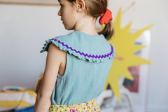 Chemise Perle vert d'eau