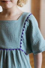 Robe Devinette vert d'eau