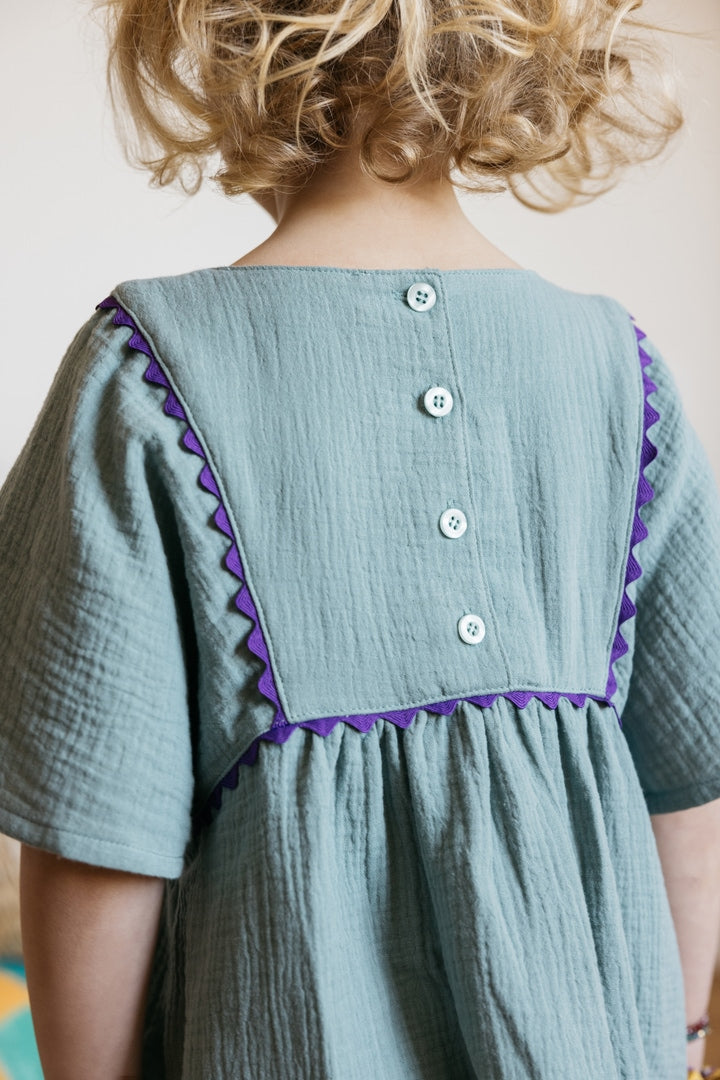 Robe Devinette vert d'eau