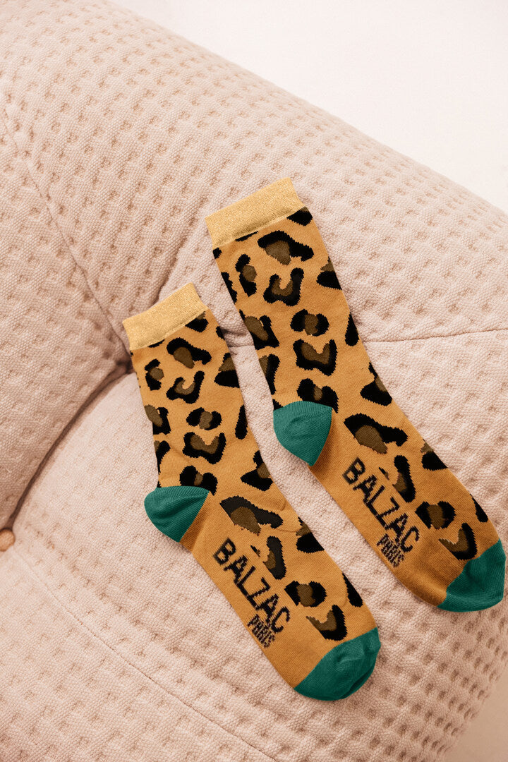 Chaussettes Léo vert