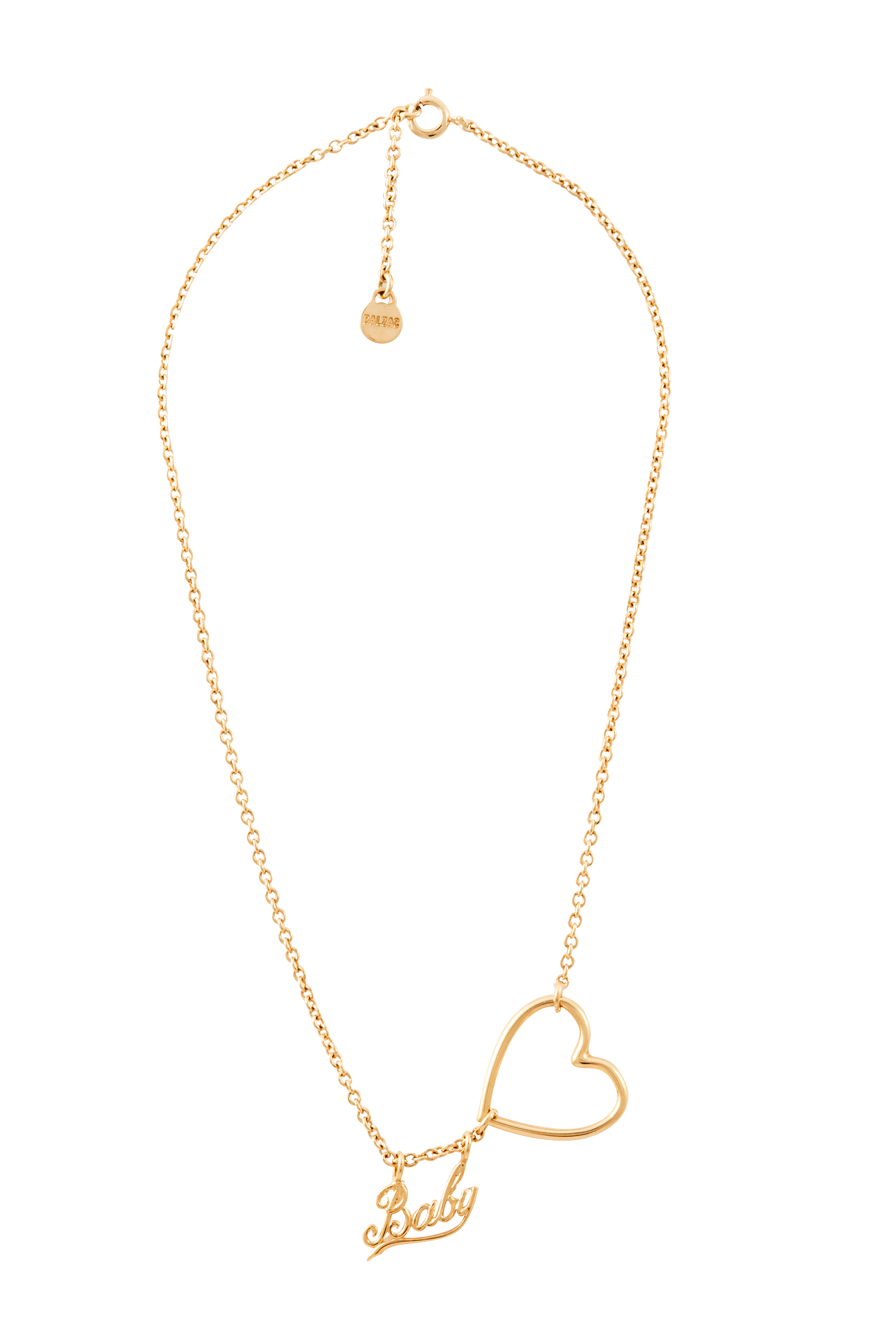 Collier Marina coeur doré