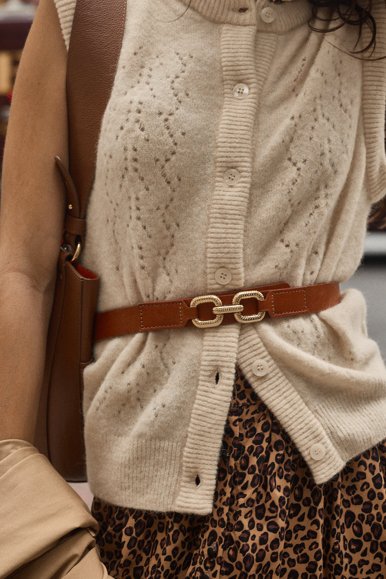Ceinture Céane cognac