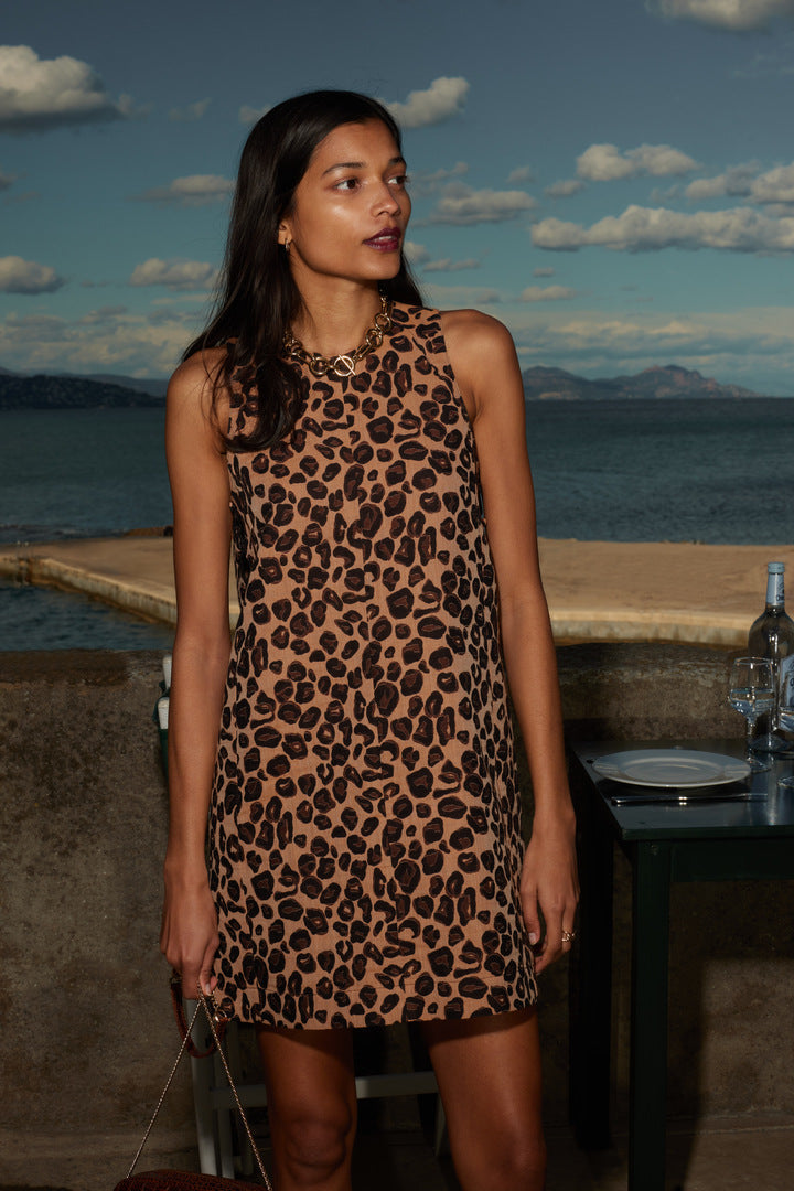 Robe Dana léopard