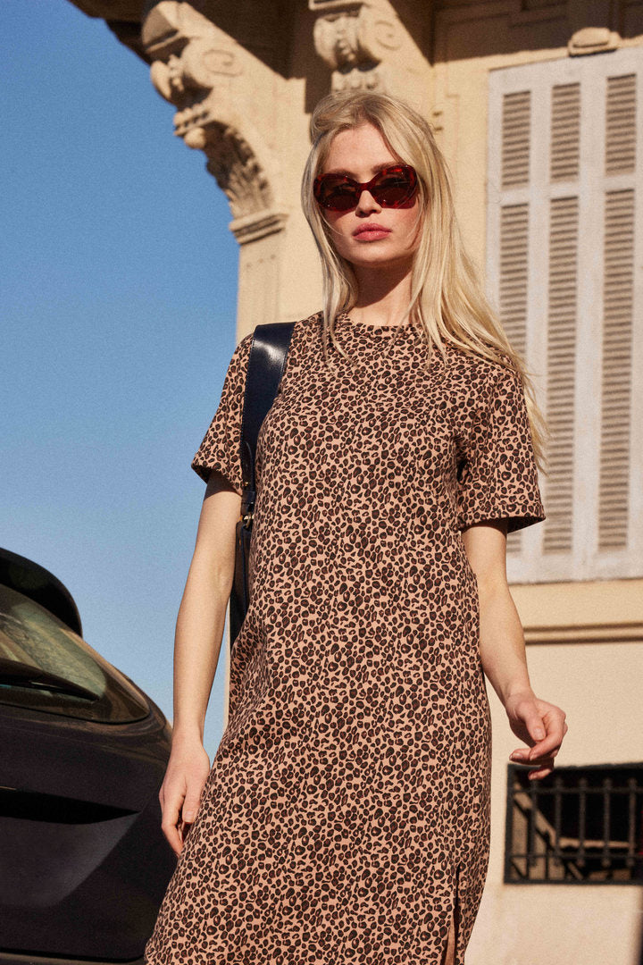 Robe Claodia léopard