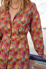 Robe Eclaircie imprimé cocktail de fleurs
