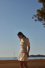 Robe Panka imprimé fleurs d'été