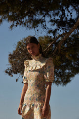 Robe Panka imprimé fleurs d'été