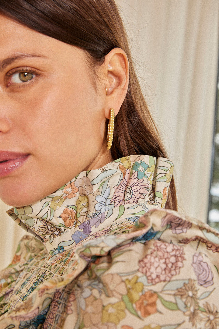 Robe Panka imprimé fleurs d'été