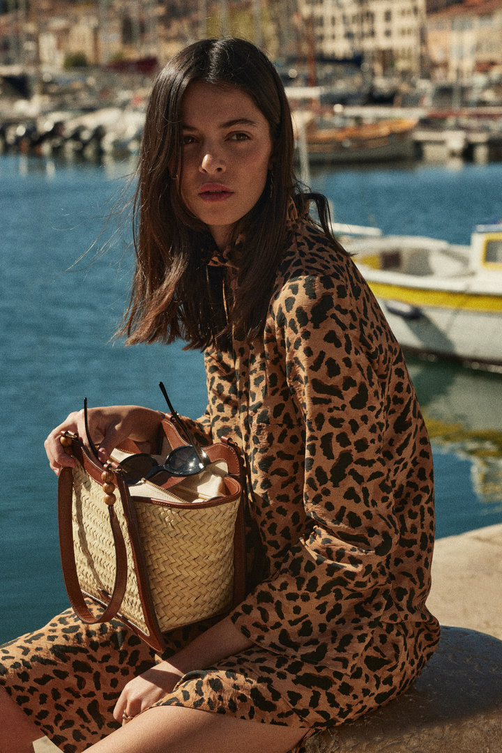Robe Pépite Guépard cappucino