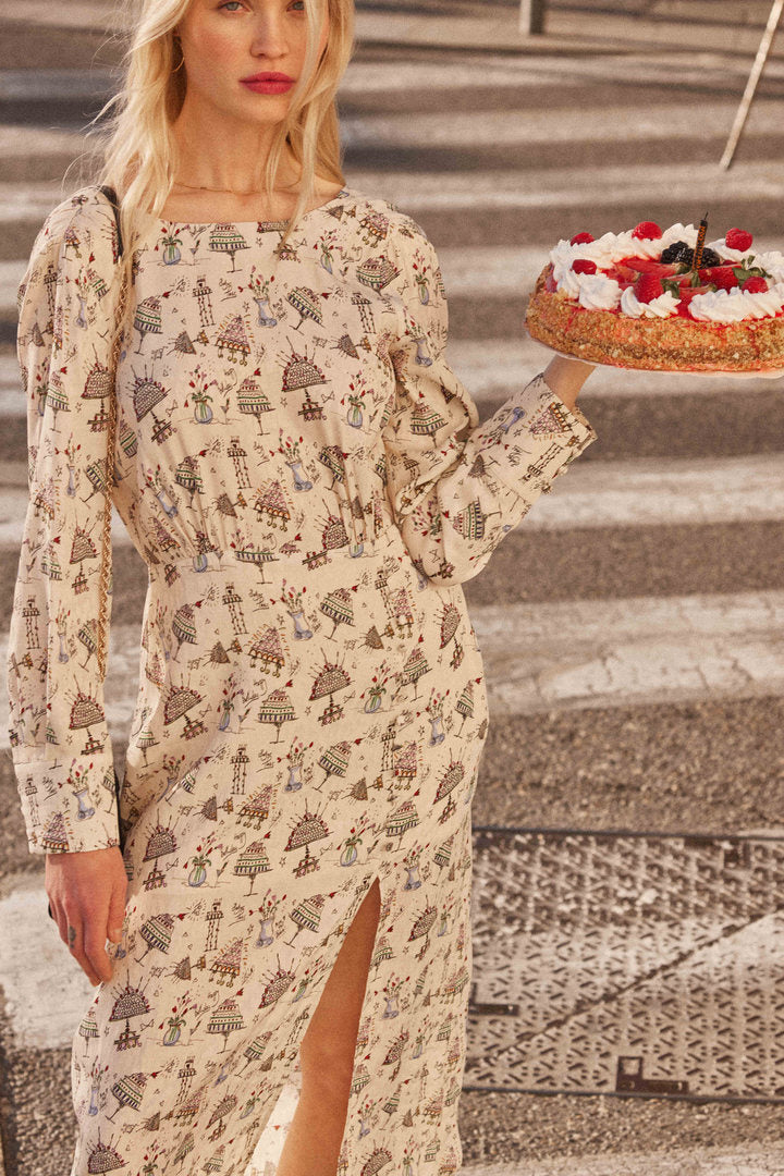 Robe Sereine imprimé anniversaire