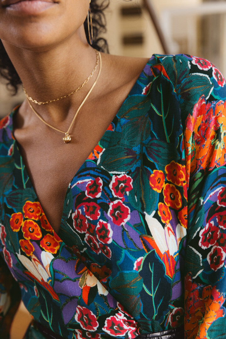 Robe Tempo imprimé bouquet de fleurs