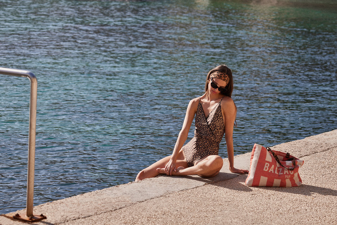 Maillot de bain Roman léopard