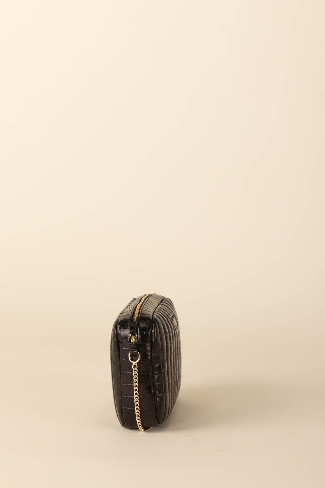 Sac Grand César noir embossé