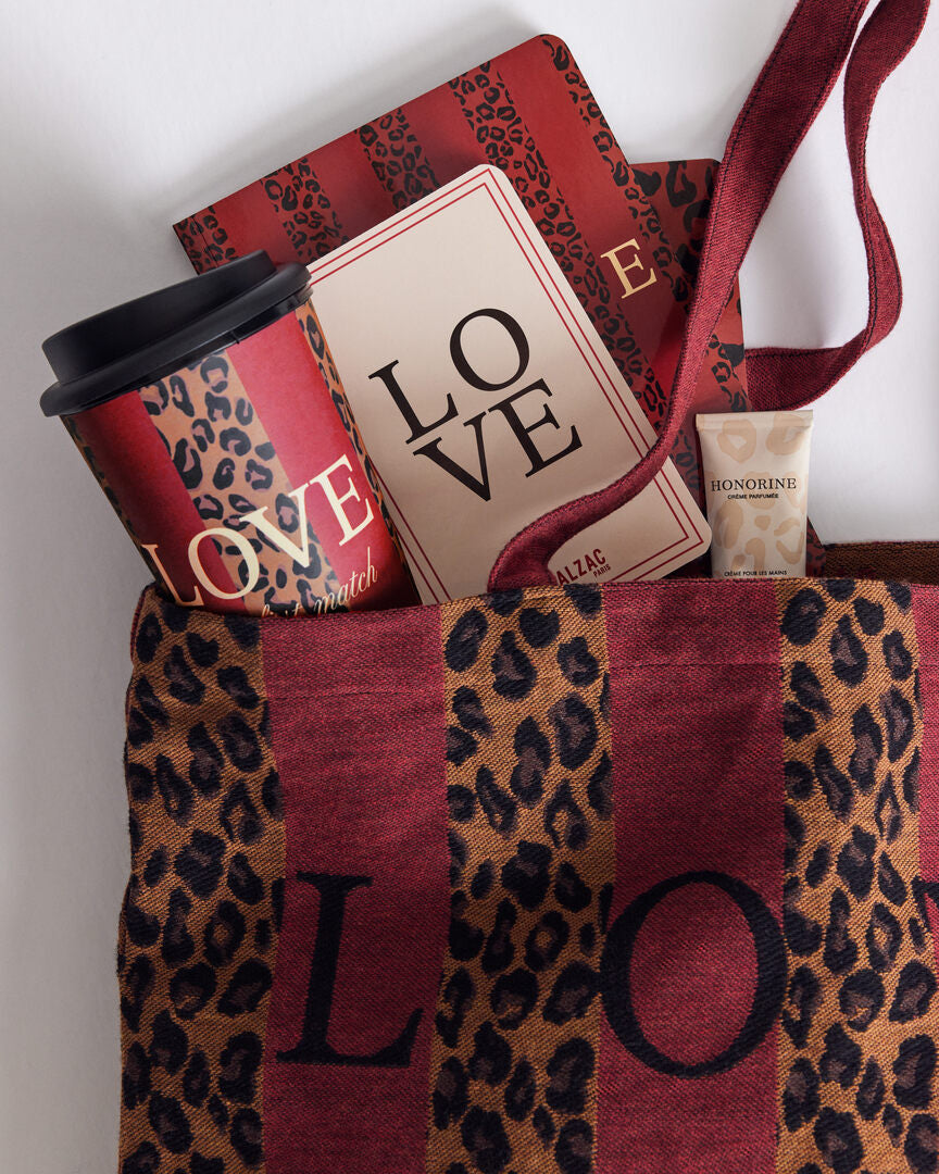 Carnet A6 ecru Love