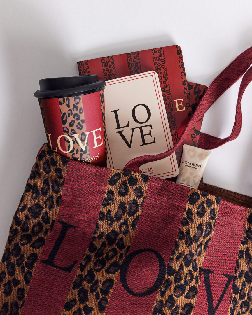 Carnet A6 ecru Love