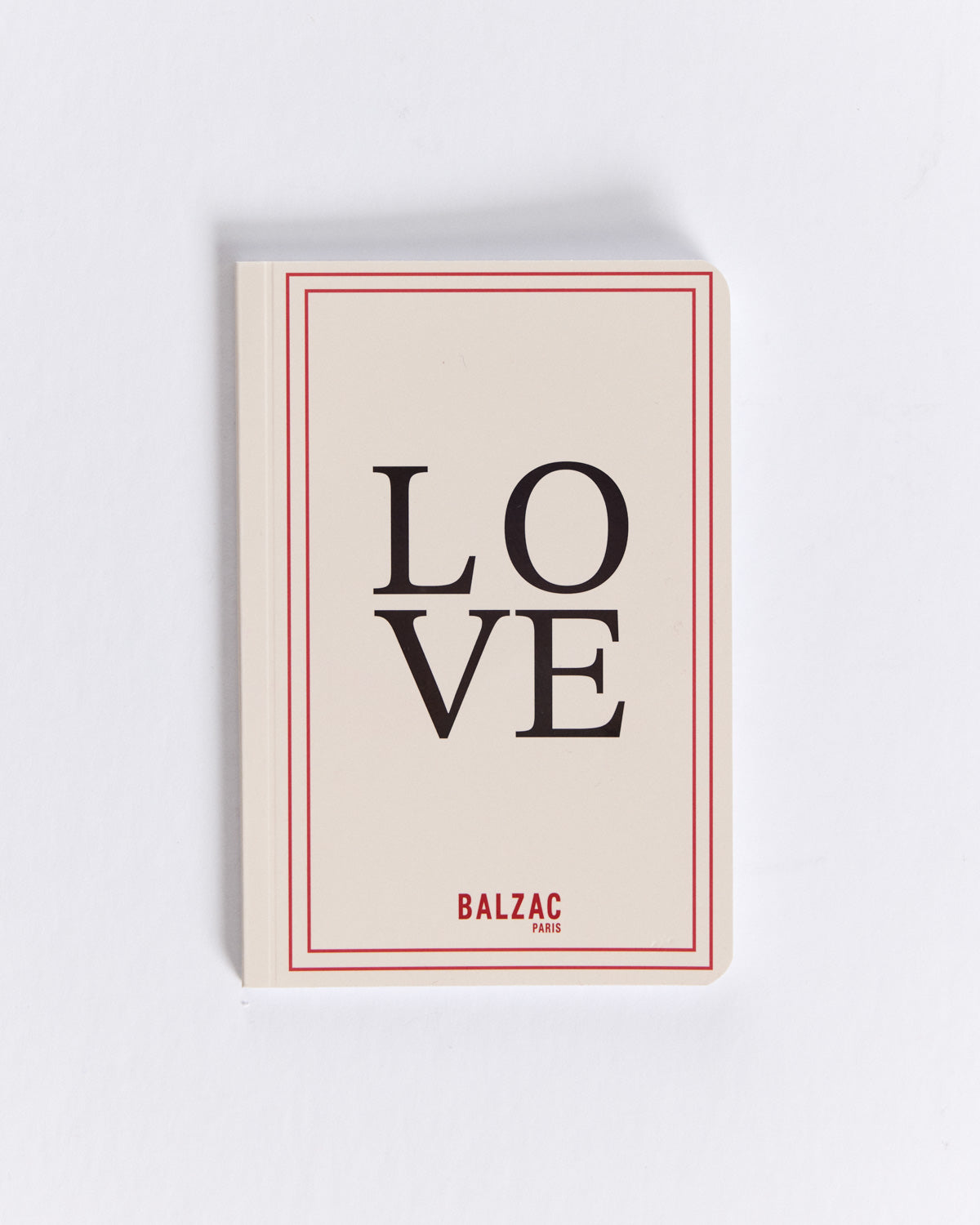 Carnet A6 ecru Love