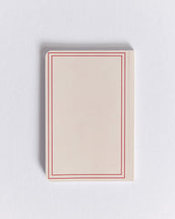 Carnet A6 ecru Love
