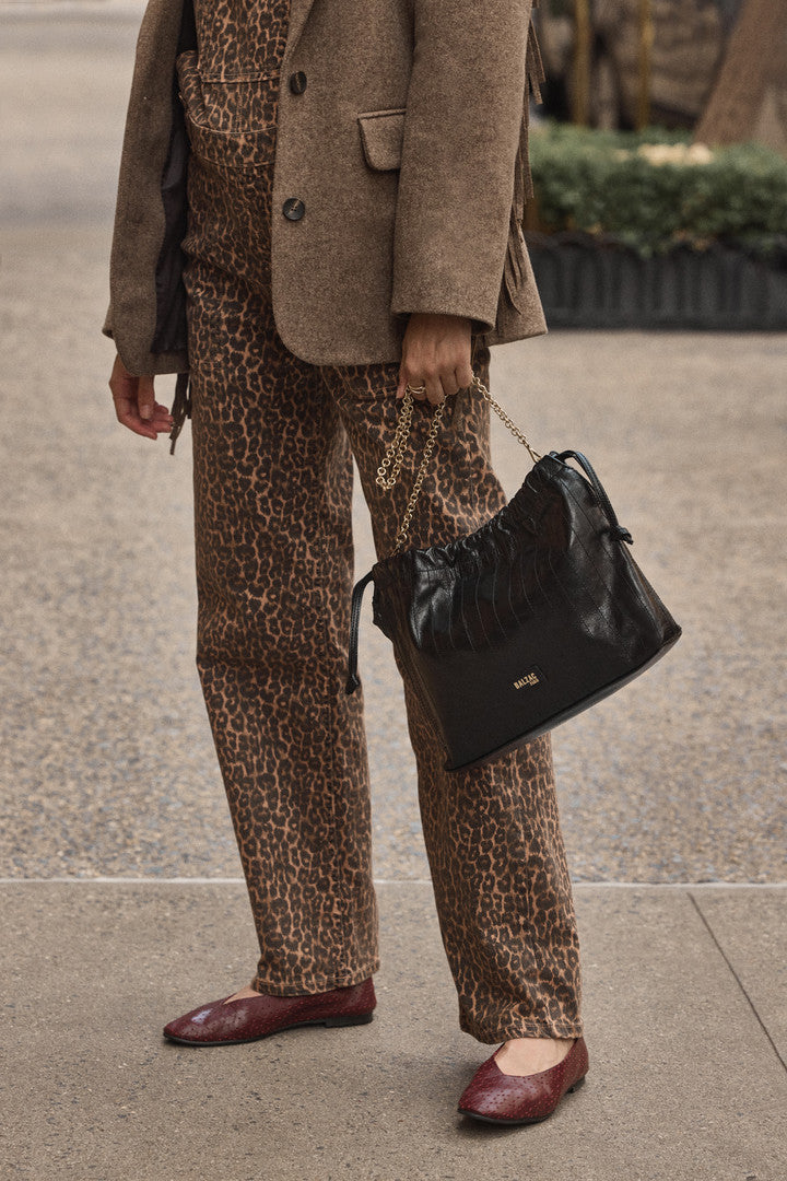 Sac Amaïa froissé bleu nuit