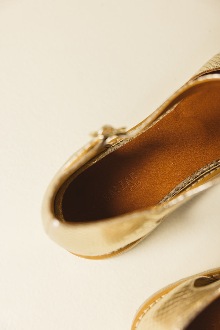 Sandales Théoline doré