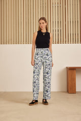 Pantalon Crocus jardin en fleurs