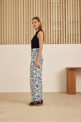 Pantalon Crocus jardin en fleurs