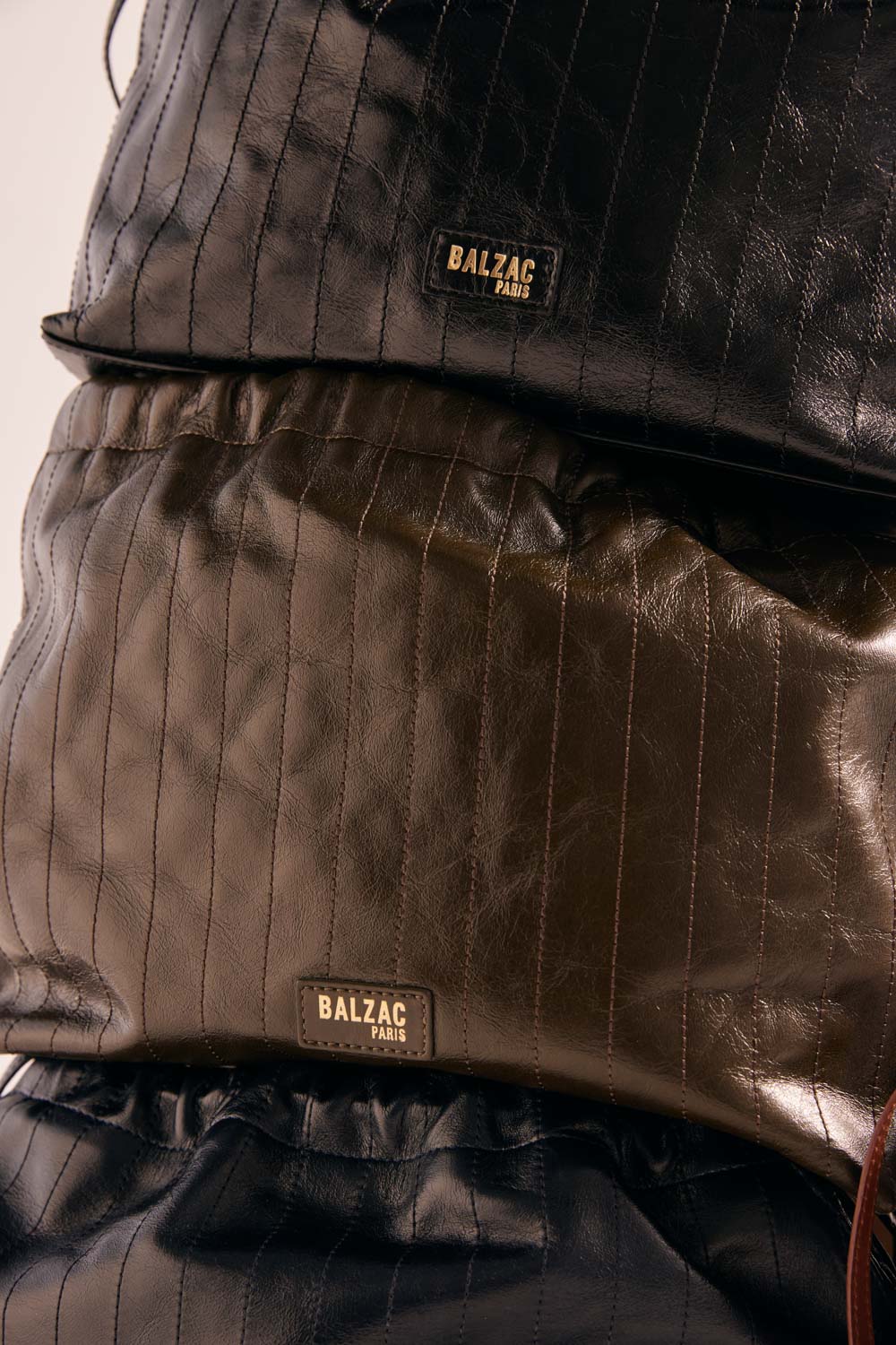 Sac Amaïa froissé noir