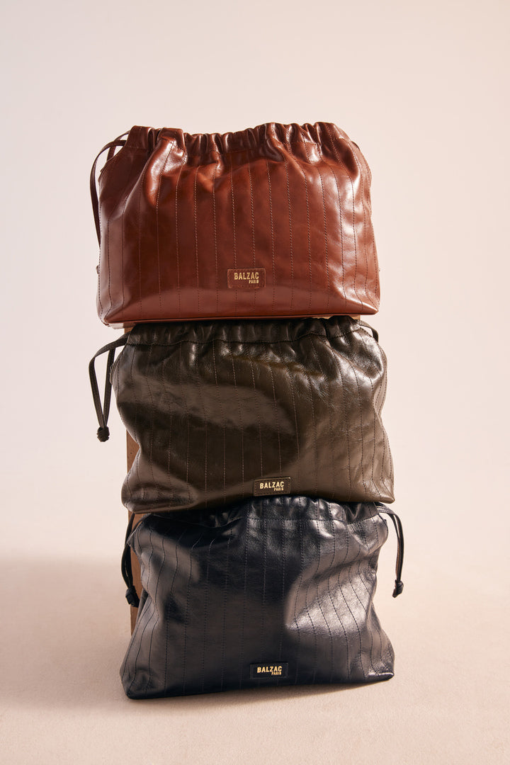 Sac Amaïa froissé noir