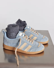 Baskets Quinn bleu et beige