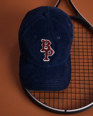 Casquette Berger velours bleu marine