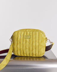 Sac César vernis embossé anis