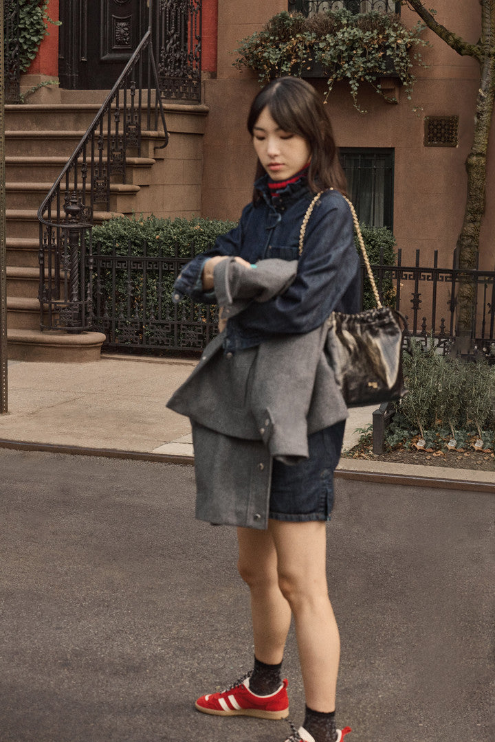 Robe Clélie bleu brut