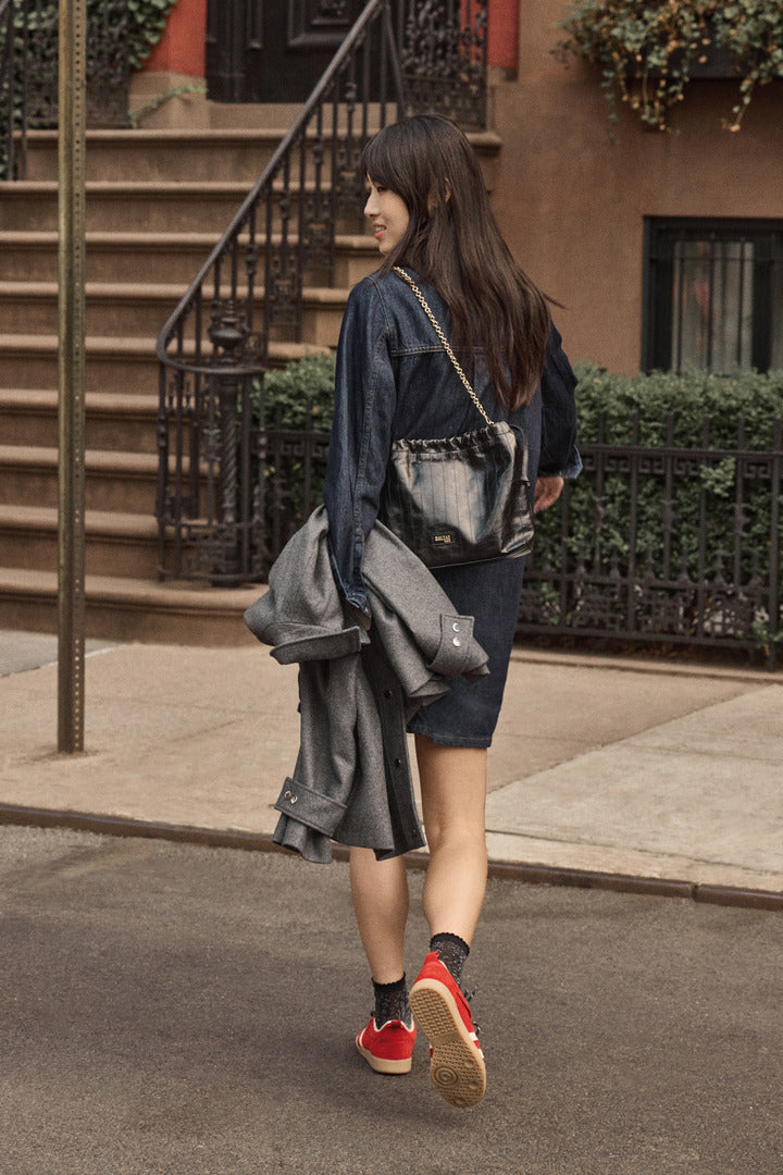 Robe Clélie bleu brut