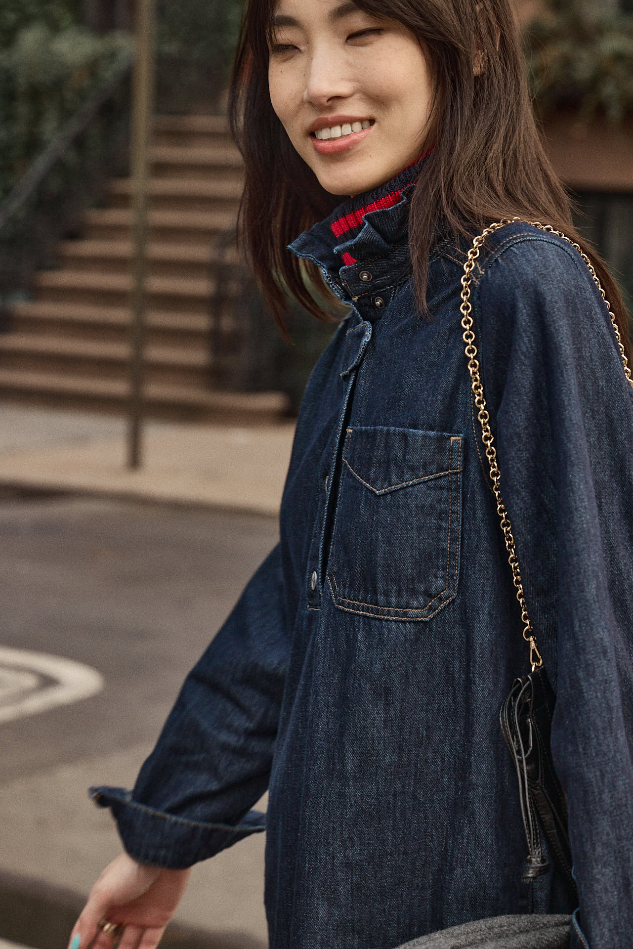Robe Clélie bleu brut