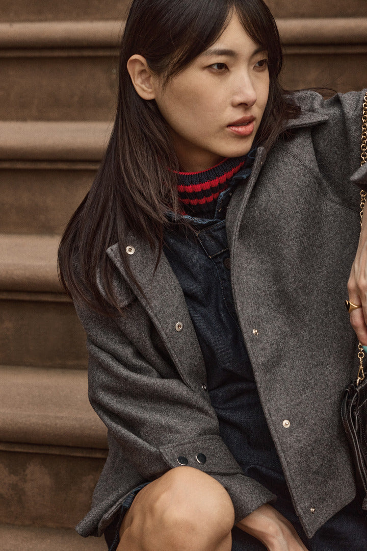 Manteau Beauny gris anthracite