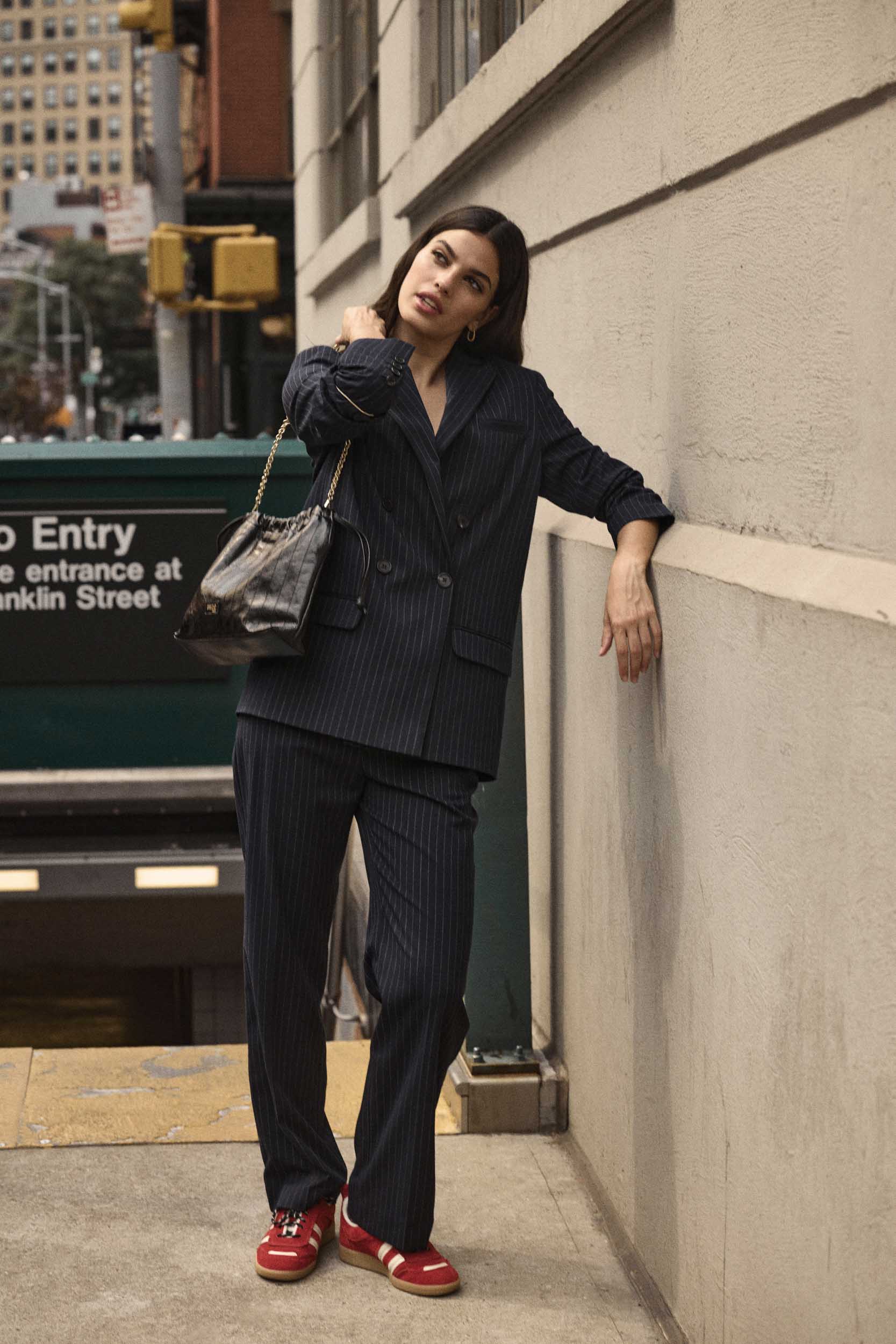 Sac Amaïa froissé noir
