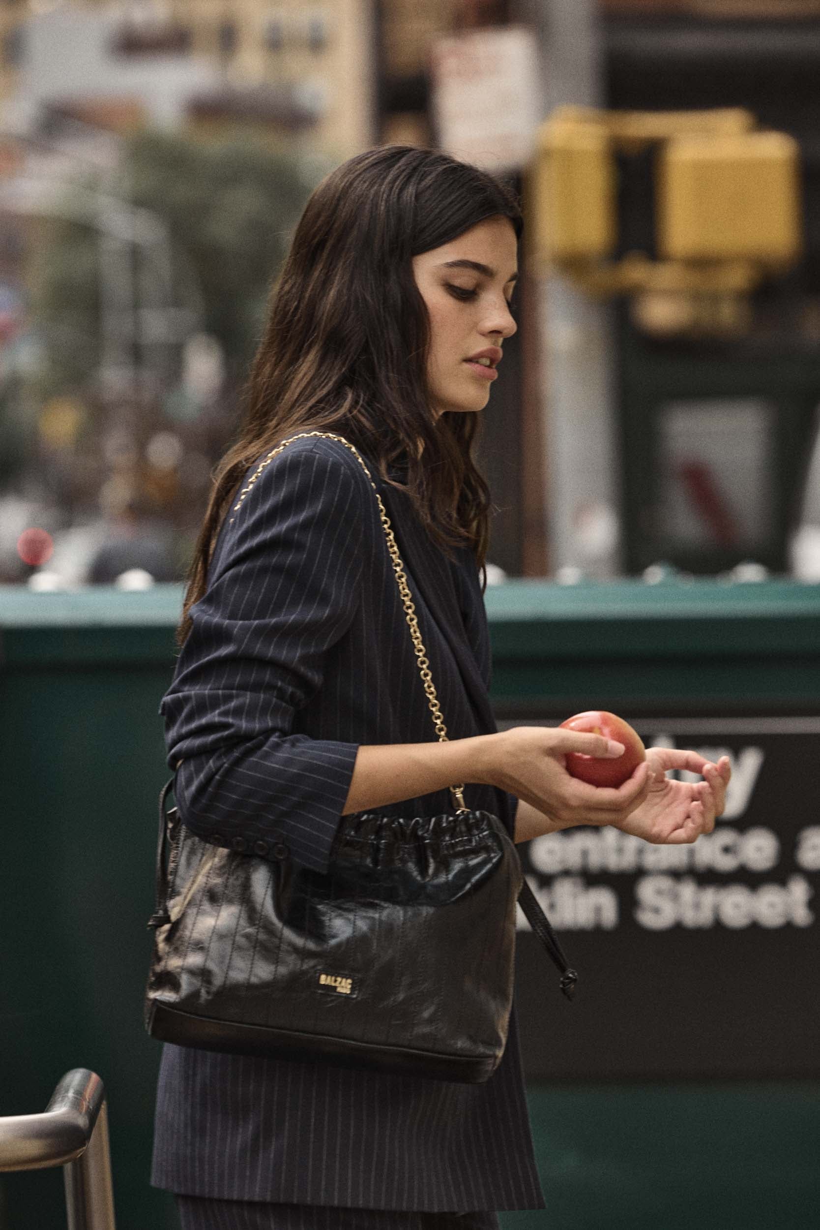 Sac Amaïa froissé noir