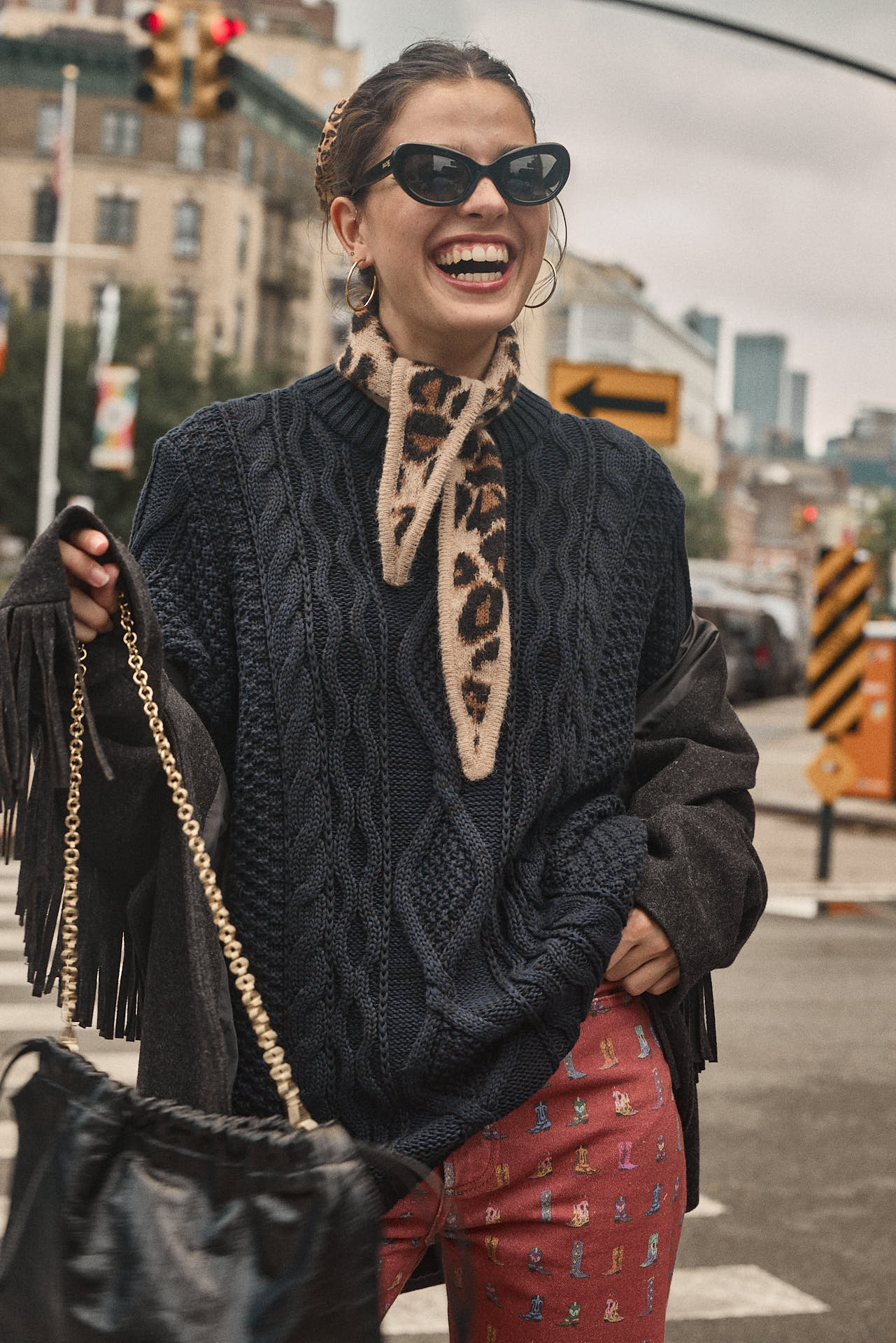Bandana Miley léopard