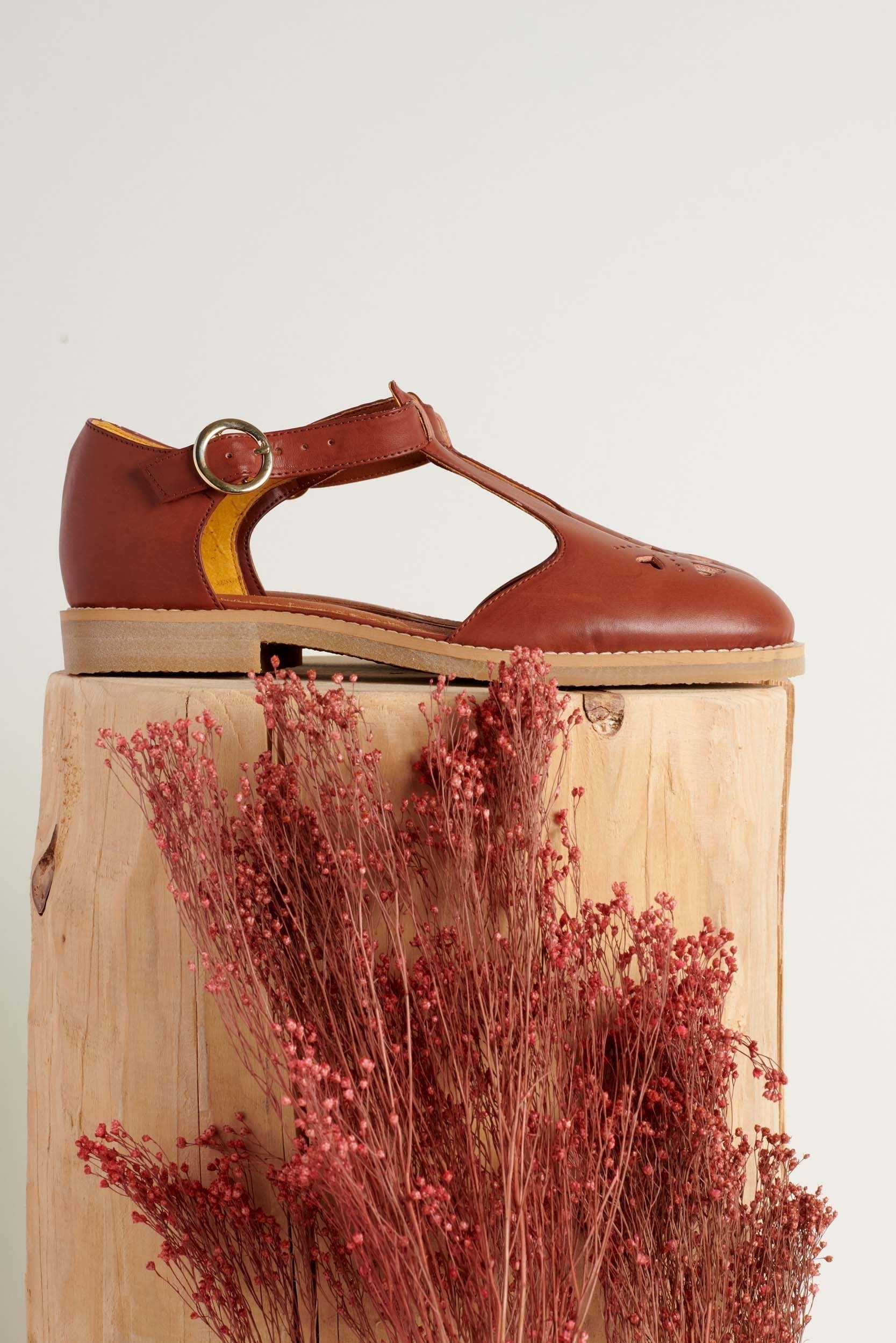 Babies Aloïs cognac vegan