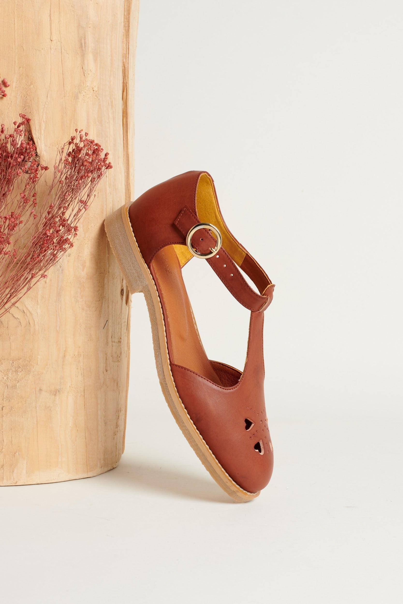 Babies Aloïs cognac vegan