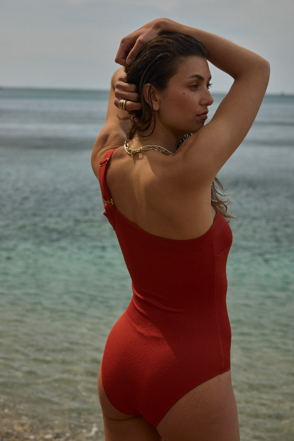 Maillot de bain Iris terracotta
