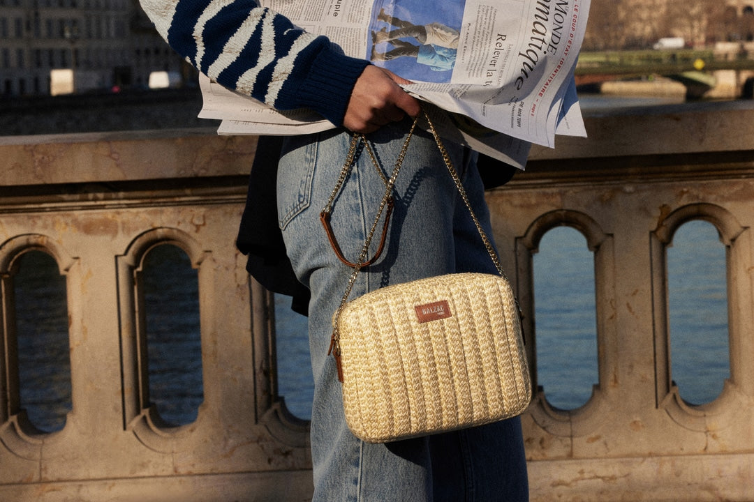 Sac César raphia