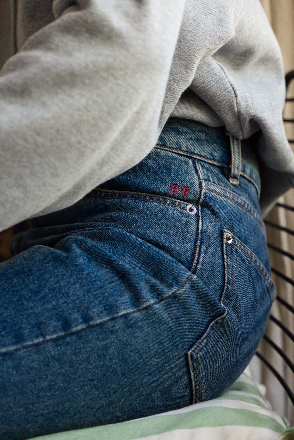 Jean Jules bleu vintage (le bootcut)