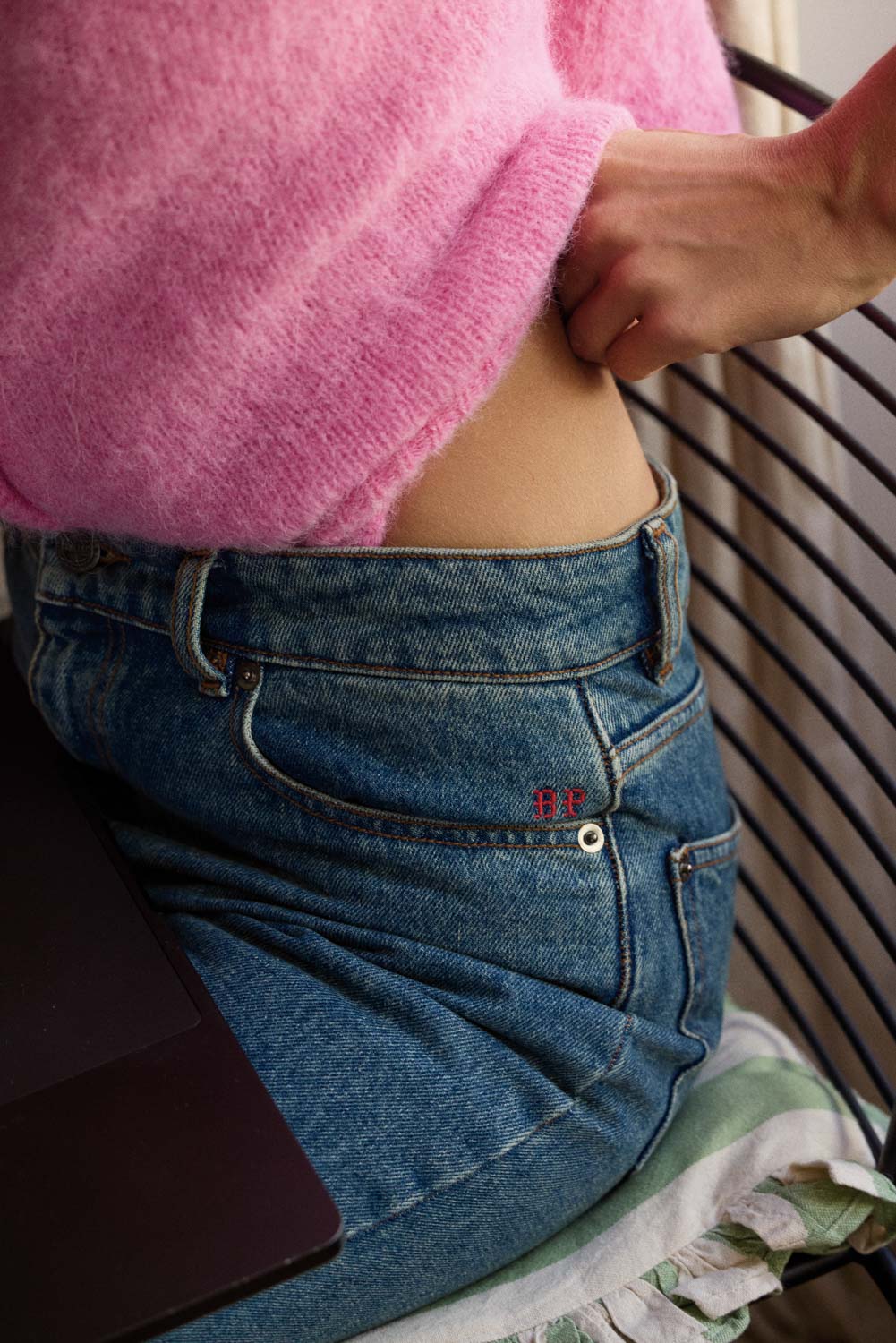 Jean Jules bleu vintage (le bootcut)