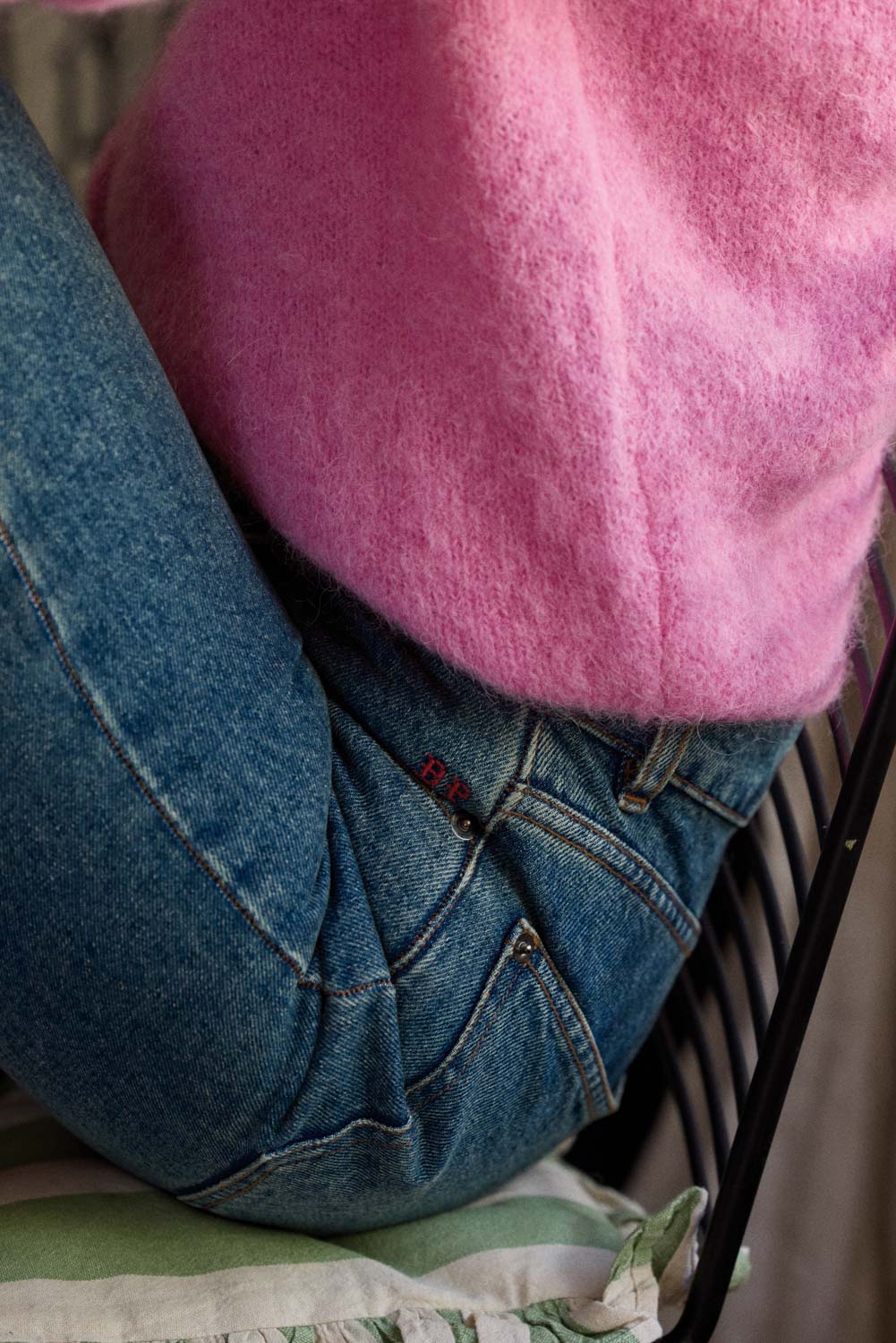 Jean Jules bleu vintage (le bootcut)