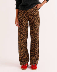 Pantalon Piana léopard irisé