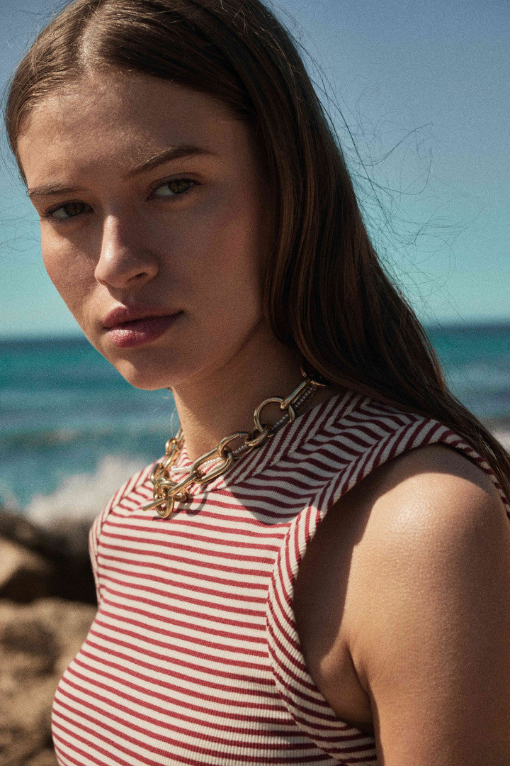 Collier Hélène doré